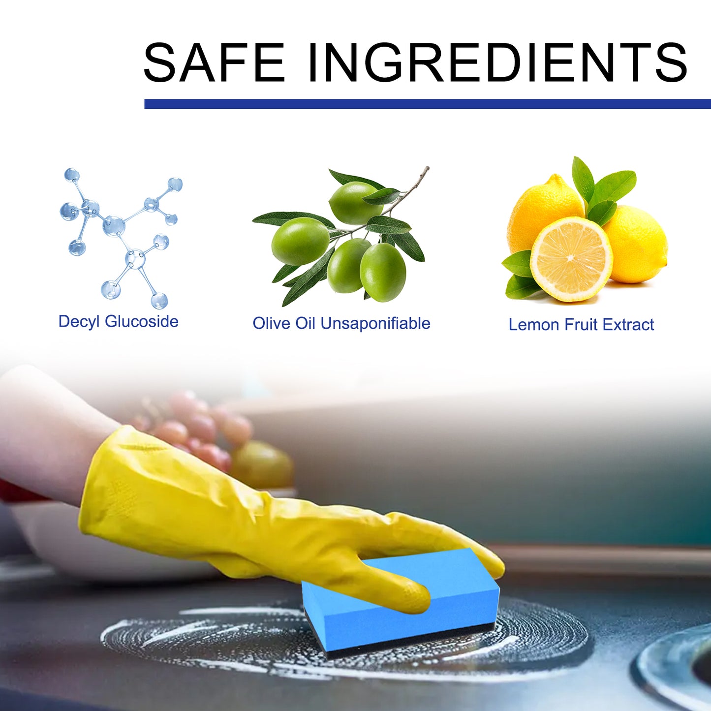 Kitchen Protective Cleaning Powder, Kitchen Range Hood Stove Faucet Oil Dirt Cleaning Powder
